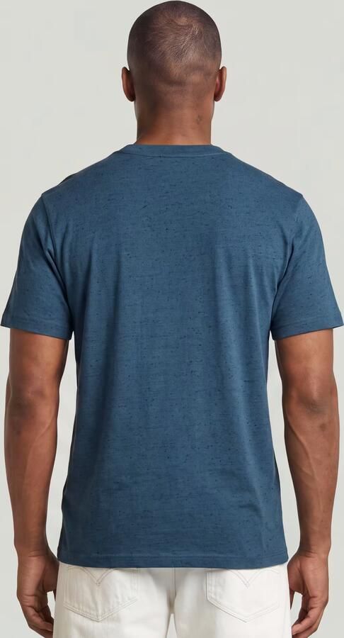 G-Star RAW True Regular T-Shirt Midden blauw Heren - Foto 5
