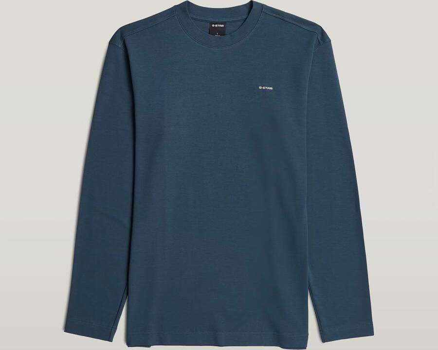 G-Star RAW True Regular T-Shirt Midden blauw Heren - Foto 4