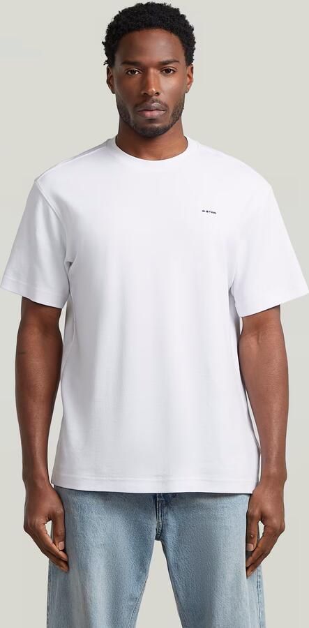 G-Star Raw Regular fit T-shirt met logoprint Model True - Foto 8