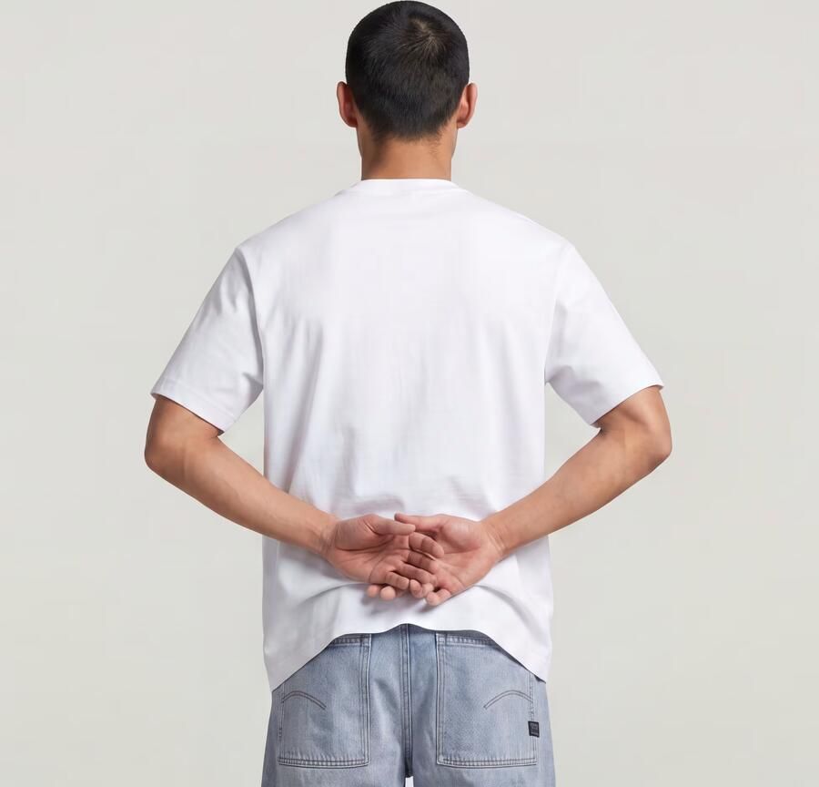 G-Star Raw Regular fit t-shirt met logoprint model 'True' - Foto 10