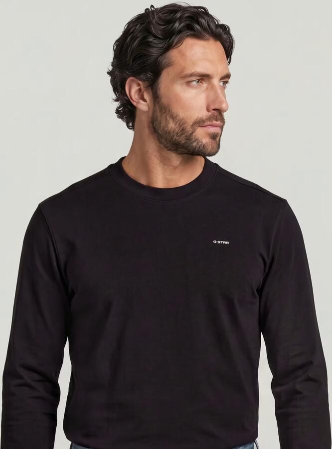 G-Star RAW True Regular T-Shirt Zwart Heren - Foto 4
