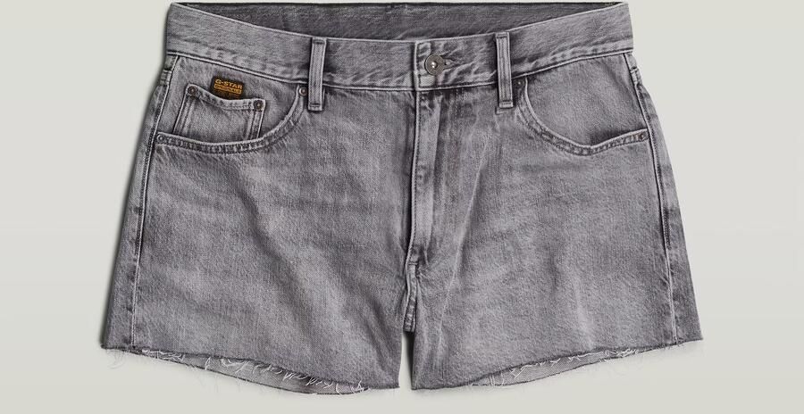 G-Star RAW True Short Raw Edge Grijs Dames - Foto 7