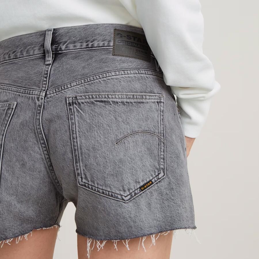 G-Star RAW True Short Raw Edge Grijs Dames - Foto 5