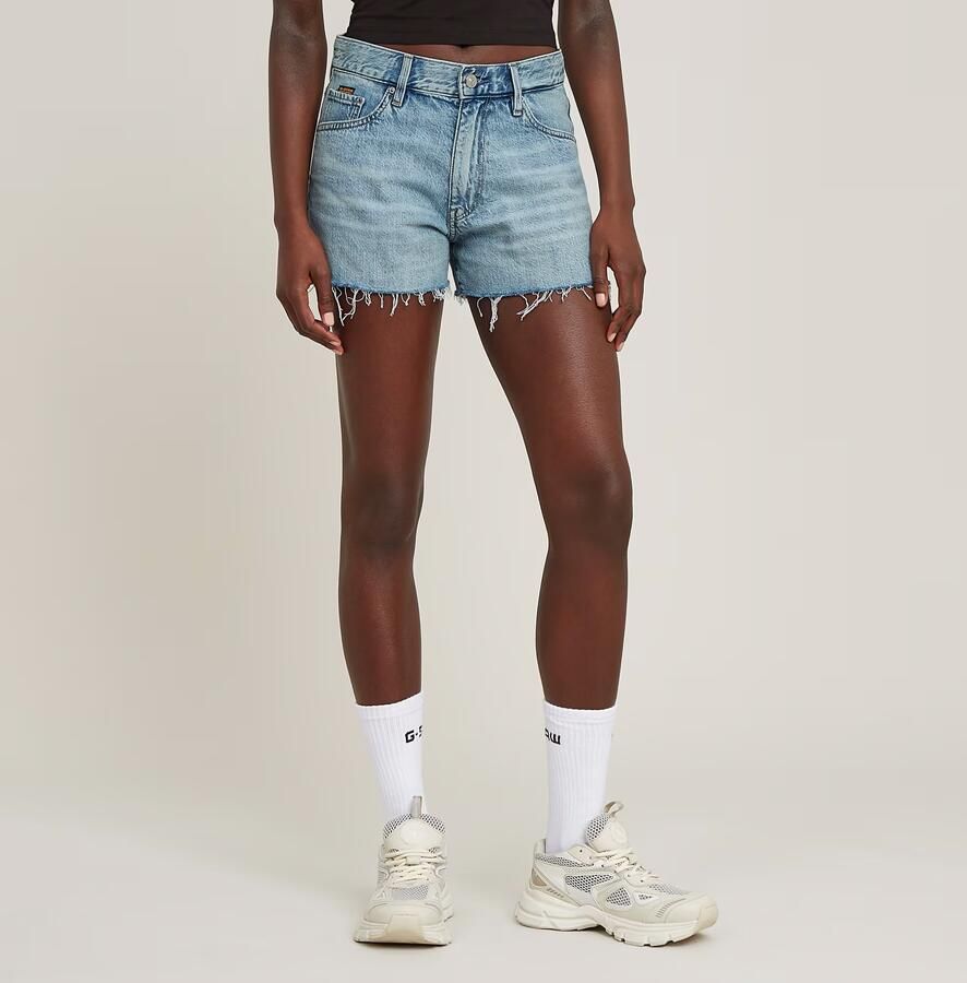 G-Star Denim Shorts Regular Fit Five-Pocket Style Blue Dames - Foto 7