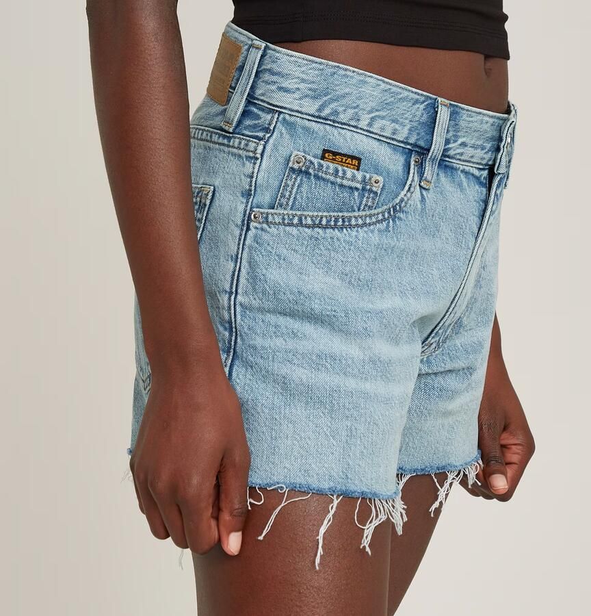G-Star Denim Shorts Regular Fit Five-Pocket Style Blue Dames - Foto 3