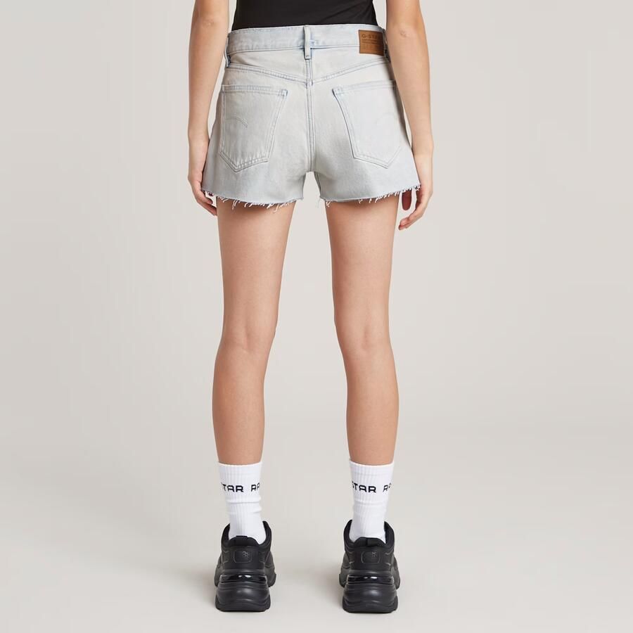 G-Star RAW True Short Raw Edge Lichtblauw Dames
