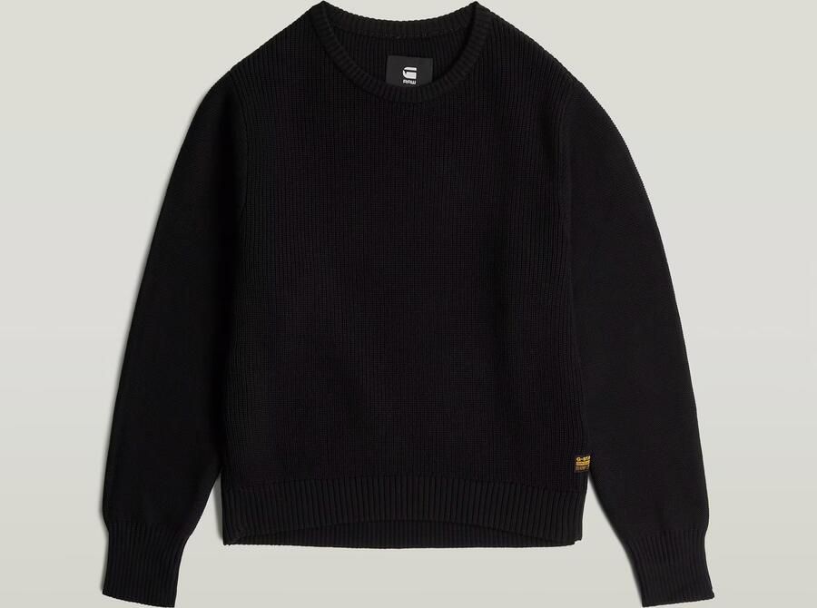 G-Star RAW Trui Cropped Crew voor meisjes Zwart meisjes - Foto 3