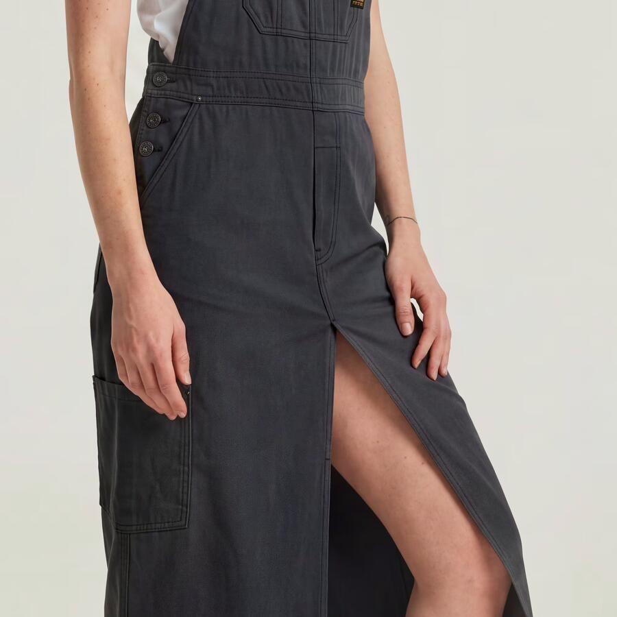 G-Star RAW Tuinbroek Jurk Grijs Dames - Foto 3