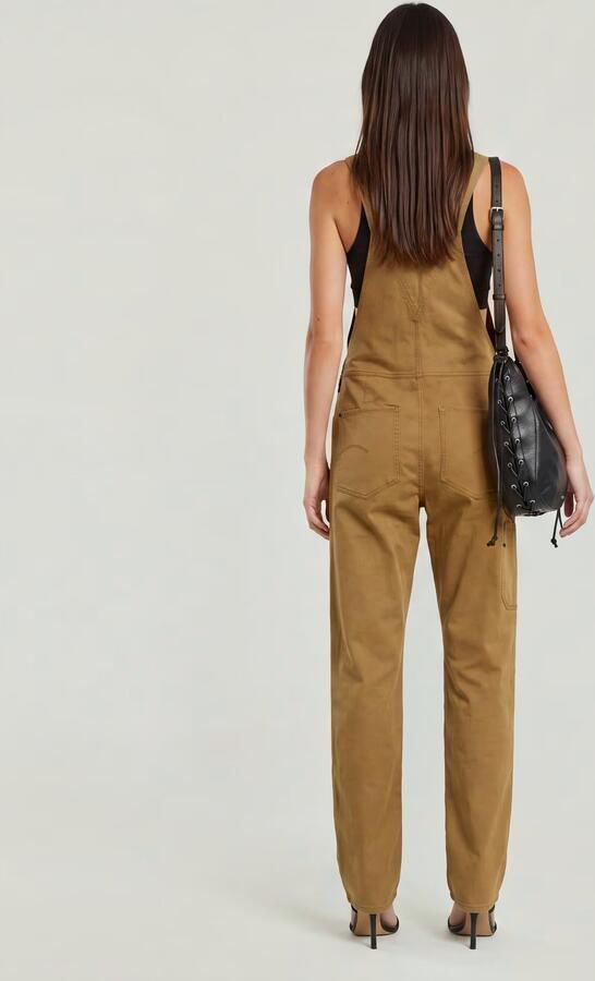 G-Star RAW Tuinbroek Slim Beige Dames - Foto 5