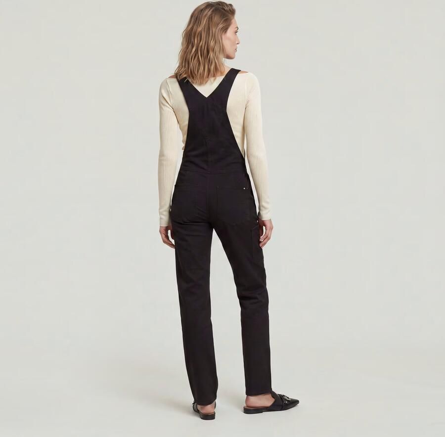 G-Star RAW Tuinbroek Slim Zwart Dames - Foto 5