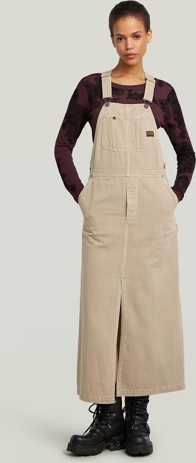 G-Star RAW Tuinbroekjurk Beige Dames - Foto 6