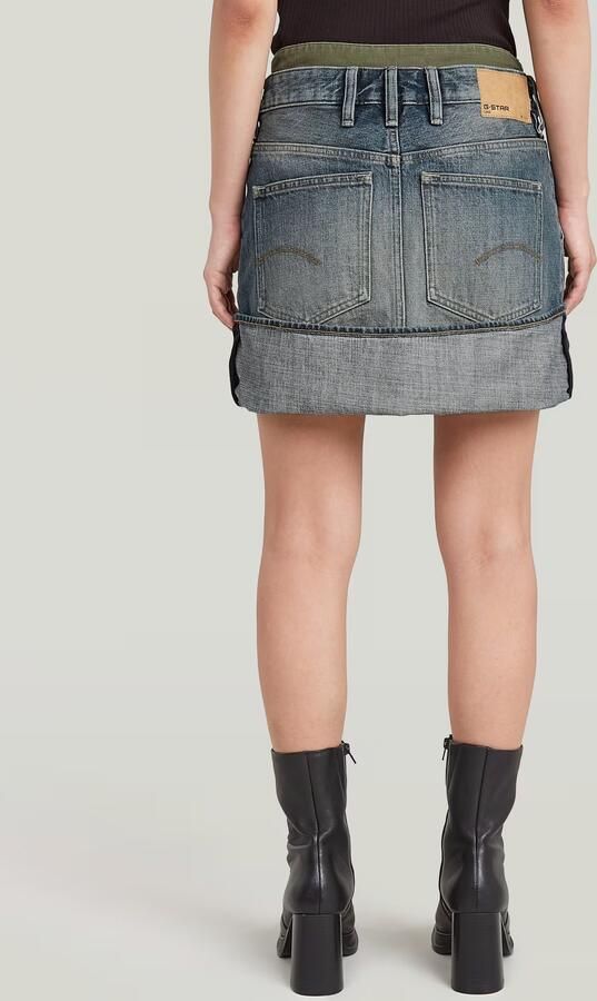 G-Star RAW Turn-up Panel Minirok Meerkleurig Dames - Foto 5