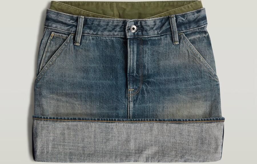 G-Star RAW Turn-up Panel Minirok Meerkleurig Dames - Foto 4