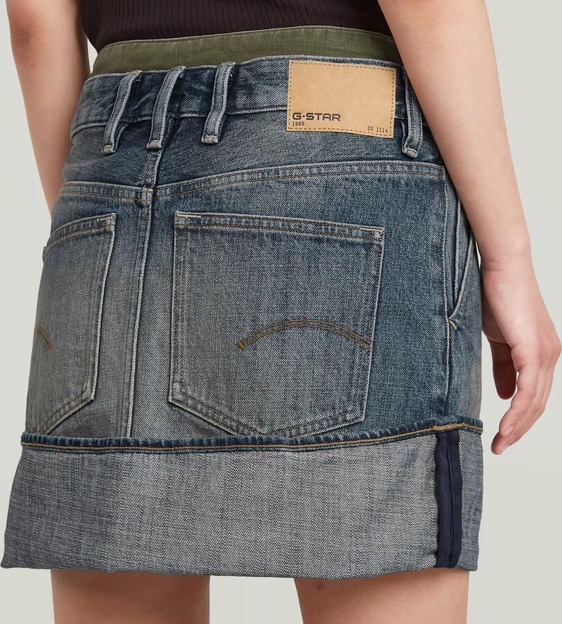G-Star RAW Turn-up Panel Minirok Meerkleurig Dames - Foto 3