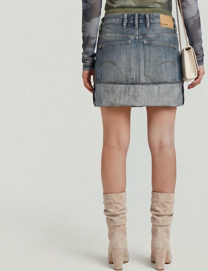 G-Star RAW Turn-up Panel Minirok Meerkleurig Dames - Foto 4