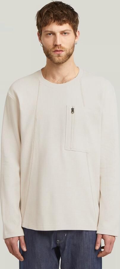 G-Star RAW Tweeter A-Line Pocket T-shirt Wit Heren - Foto 5