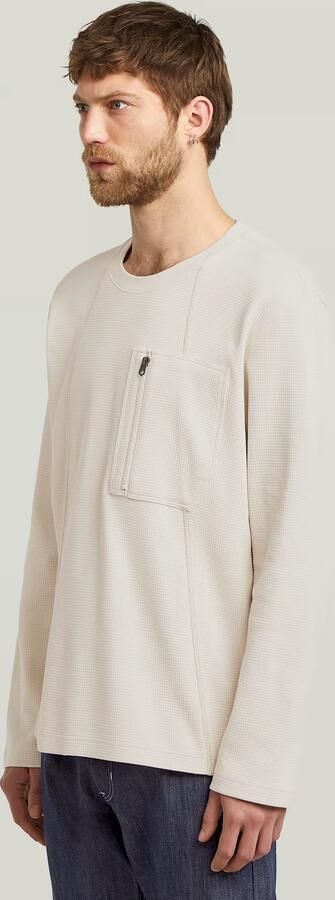 G-Star RAW Tweeter A-Line Pocket T-shirt Wit Heren - Foto 6