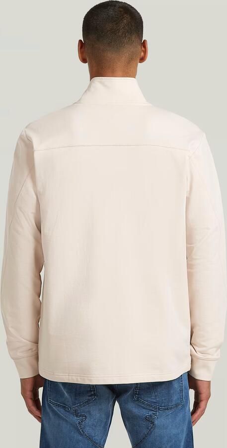 G-Star RAW Tweeter Half Zip Longsleeve Wit Heren - Foto 6