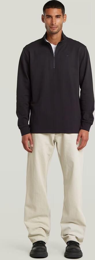 G-Star RAW Tweeter Half Zip Longsleeve Zwart Heren - Foto 6