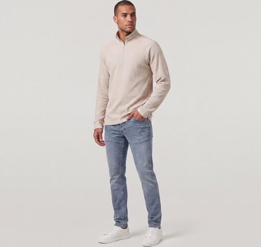 G-Star RAW Tweeter Half Zip T-Shirt Wit Heren - Foto 4