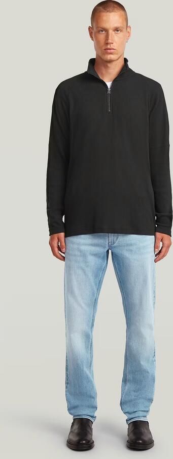 G-Star RAW Tweeter Half Zip T-Shirt Zwart Heren - Foto 6