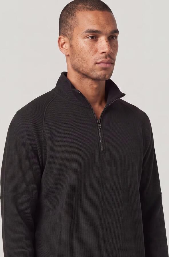 G-Star RAW Tweeter Half Zip T-Shirt Zwart Heren - Foto 4