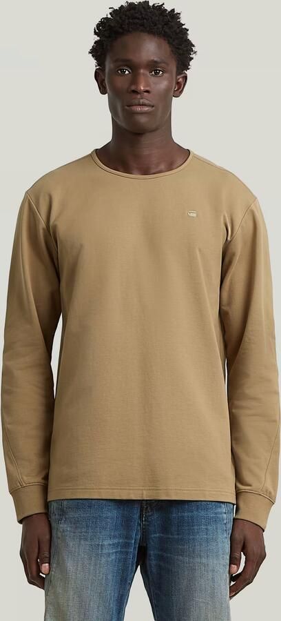 G-Star RAW Tweeter Longsleeve T-Shirt Beige Heren