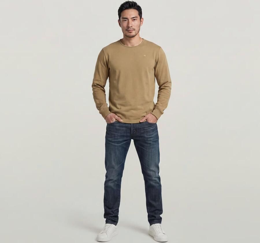 G-Star RAW Tweeter Longsleeve T-Shirt Beige Heren - Foto 5