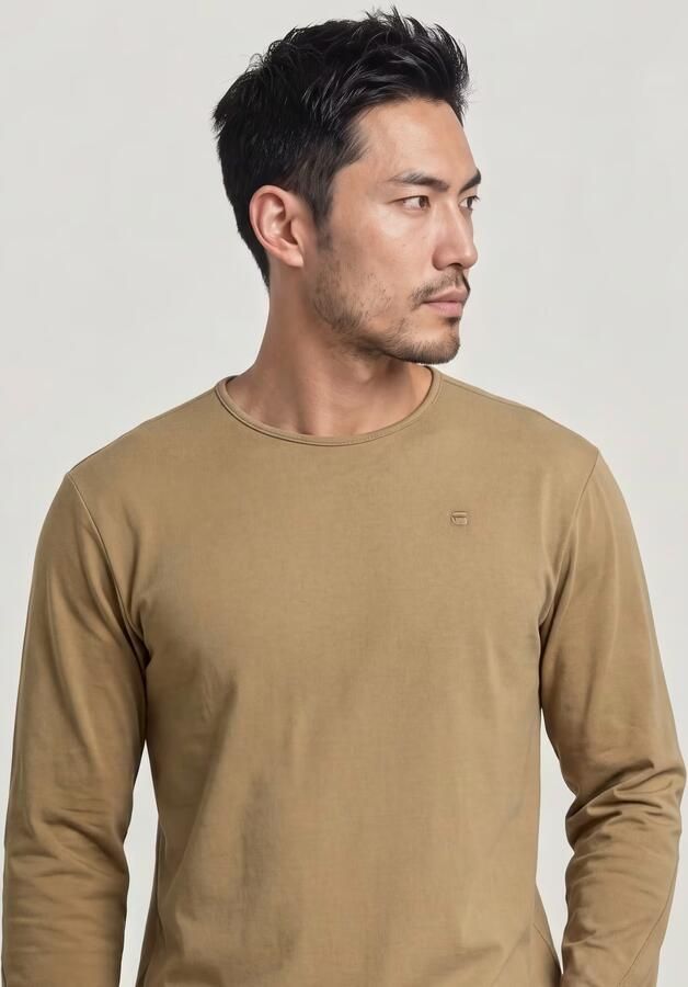 G-Star RAW Tweeter Longsleeve T-Shirt Beige Heren - Foto 6