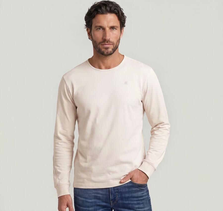 G-Star RAW Tweeter Longsleeve T-shirt Wit Heren - Foto 3