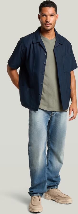 G-Star RAW Type 49 Relaxed Straight Jeans Midden blauw Heren - Foto 6