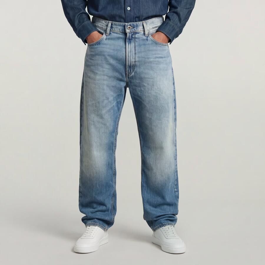 G-Star RAW Type 49 Relaxed Straight Jeans Midden blauw Heren - Foto 3