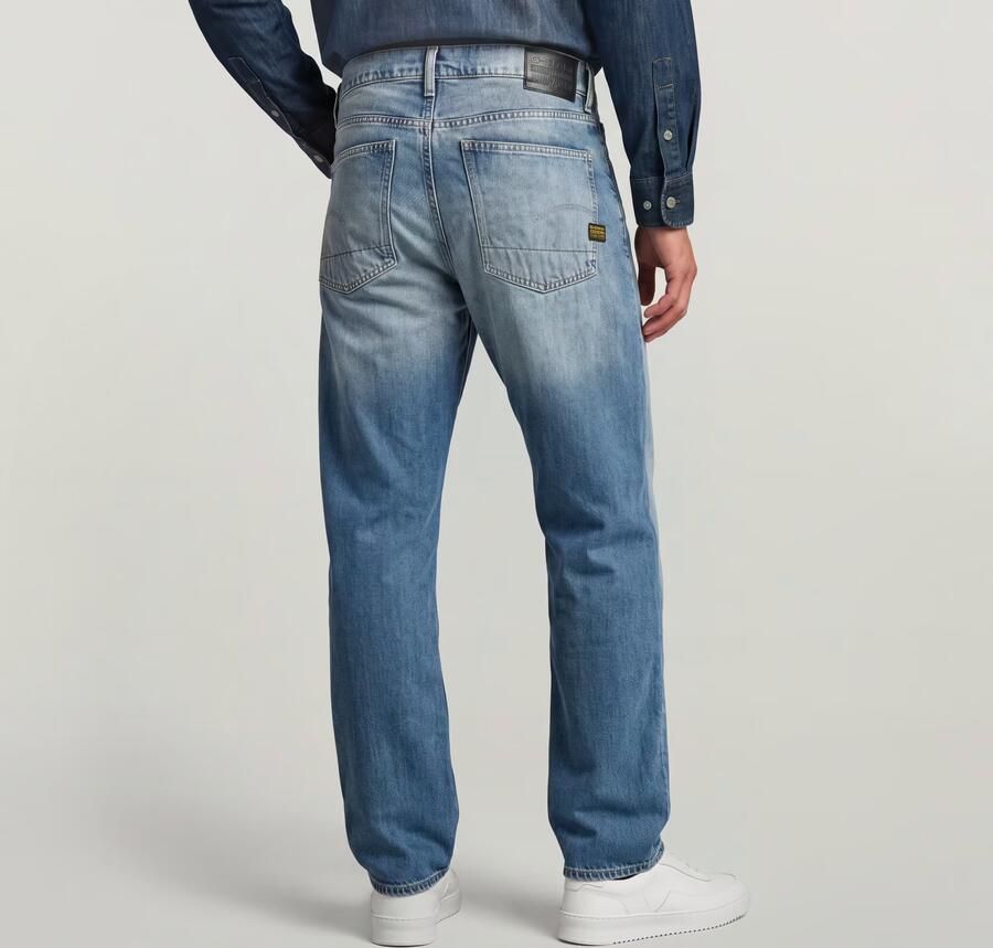 G-Star RAW Type 49 Relaxed Straight Jeans Midden blauw Heren - Foto 6