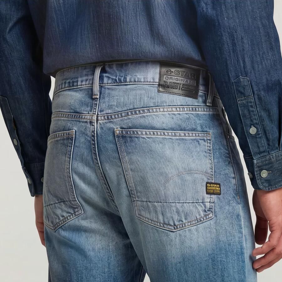 G-Star RAW Type 49 Relaxed Straight Jeans Midden blauw Heren - Foto 4