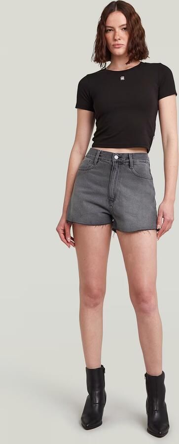 G-Star RAW Type 89 Cut Short Grijs Dames - Foto 5