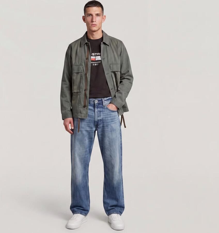G-Star RAW Type 96 Loose Jeans Midden blauw Heren - Foto 6