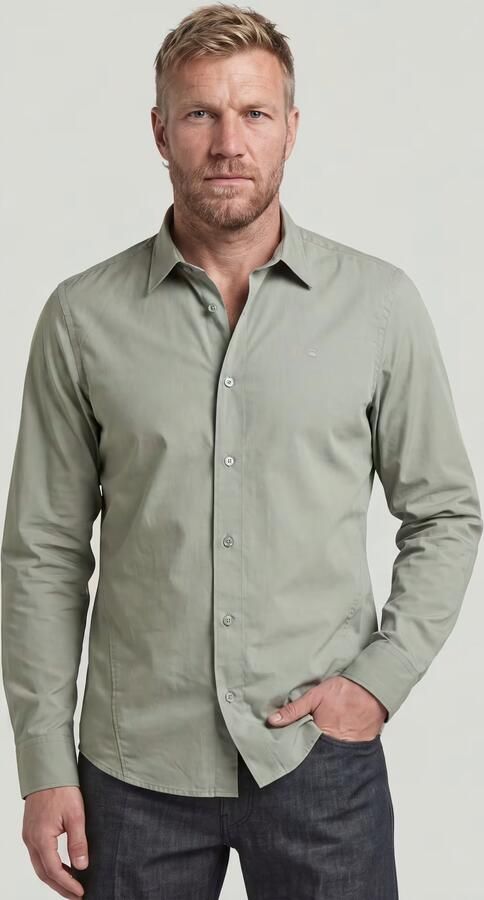 G-Star RAW Uniform Slim Overhemd Groen Heren - Foto 5