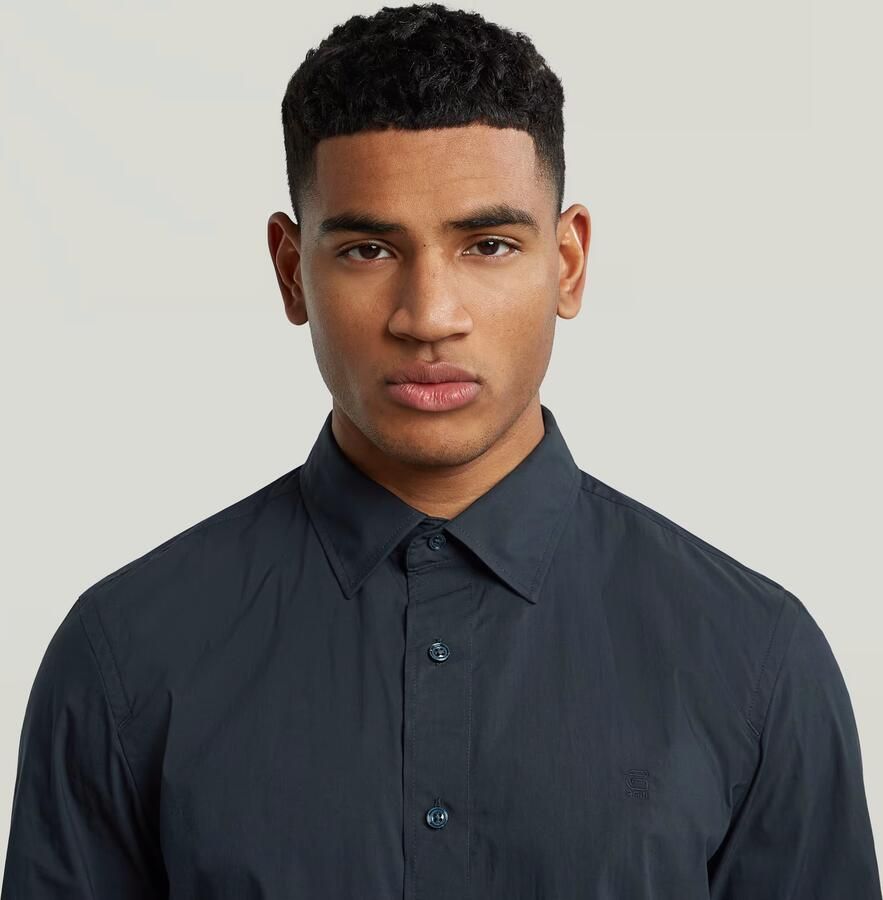 G-Star RAW Uniform Slim Shirt Donkerblauw Heren - Foto 2