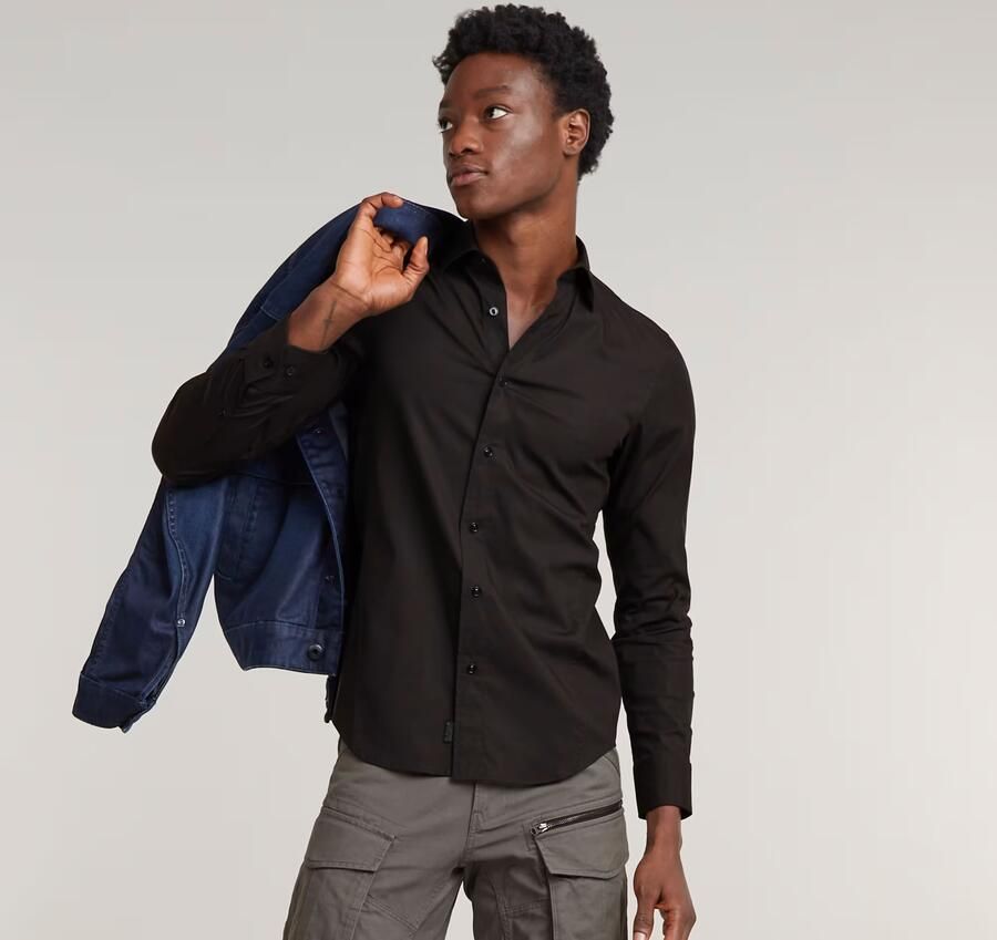 G-Star Raw Overhemd Lange Mouw UNIFORM SLIM SHIRT LS - Foto 10