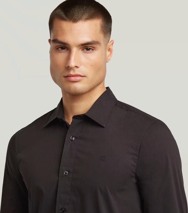 G-Star RAW Uniform Slim Shirt Zwart Heren - Foto 2