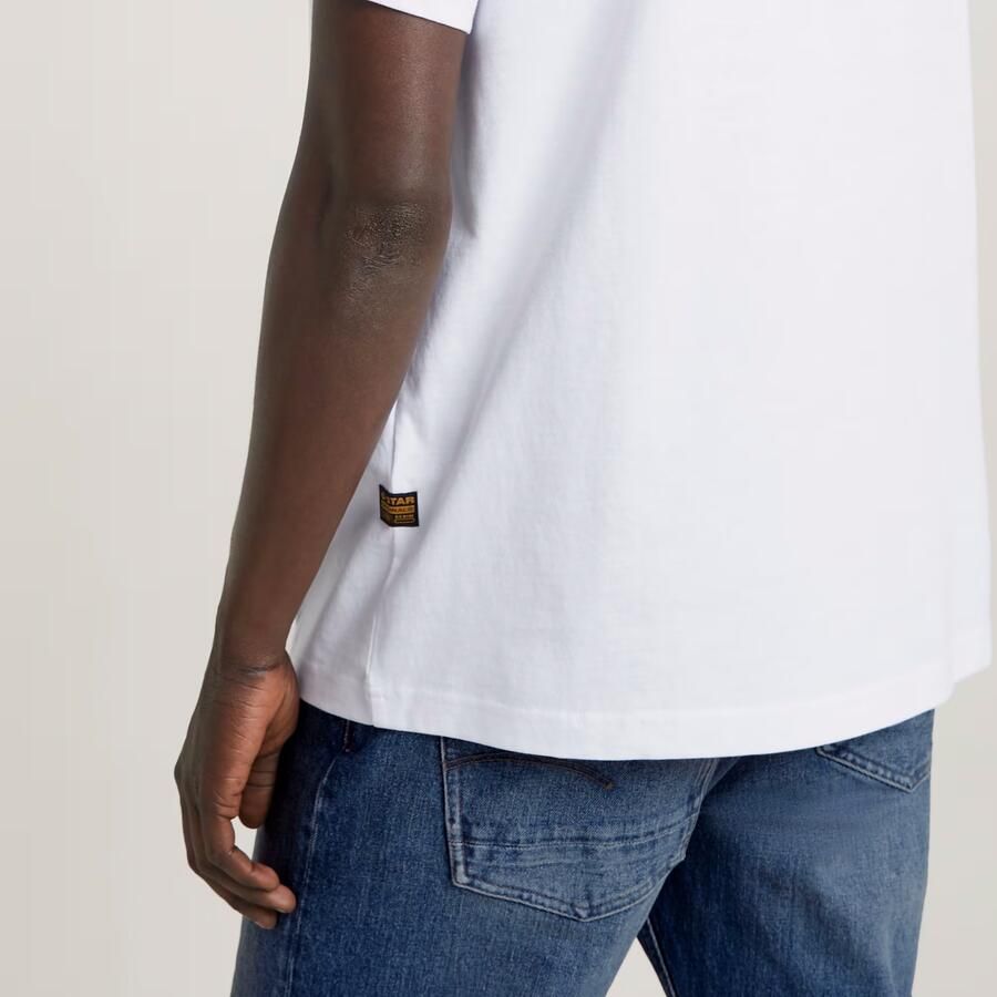 G-Star RAW Unisex Jeans Cartoon Loose T-Shirt Wit Heren - Foto 4