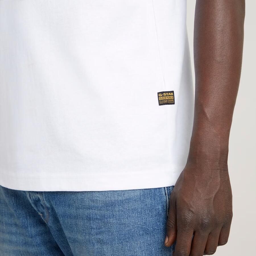G-Star RAW Unisex Rhino Cartoon Loose T-Shirt Wit Heren - Foto 2