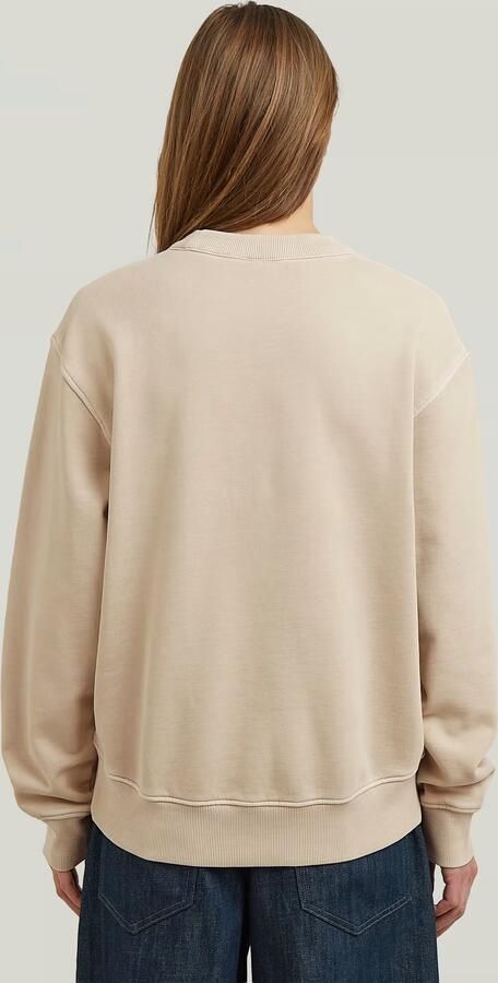 G-Star RAW Unit Relaxed Sweater Beige Dames
