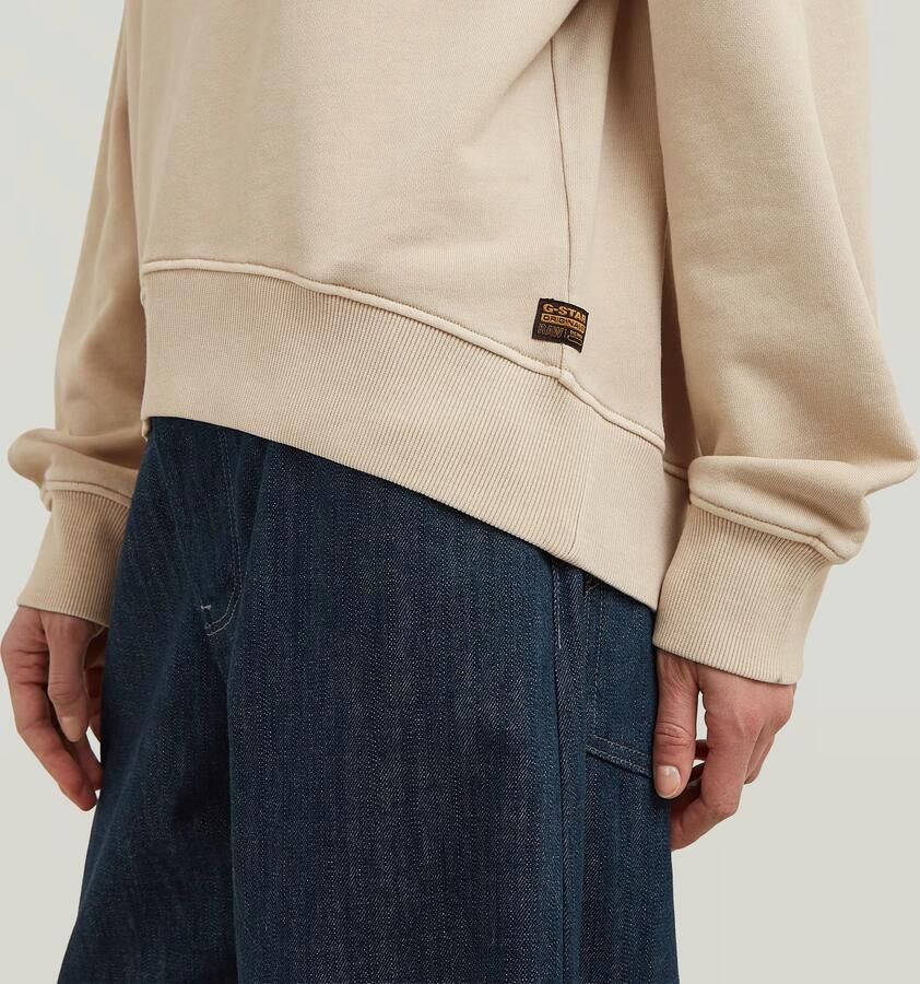G-Star RAW Unit Relaxed Sweater Beige Dames - Foto 3