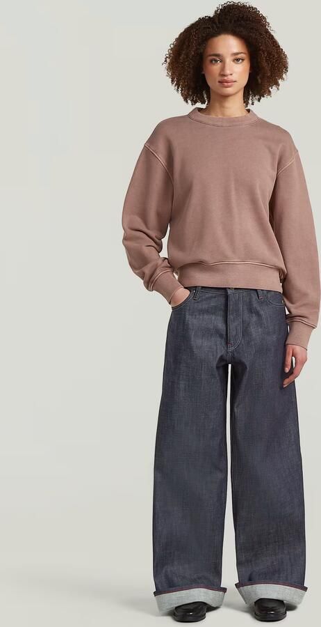 G-Star RAW Unit Relaxed Sweater Roze Dames - Foto 6