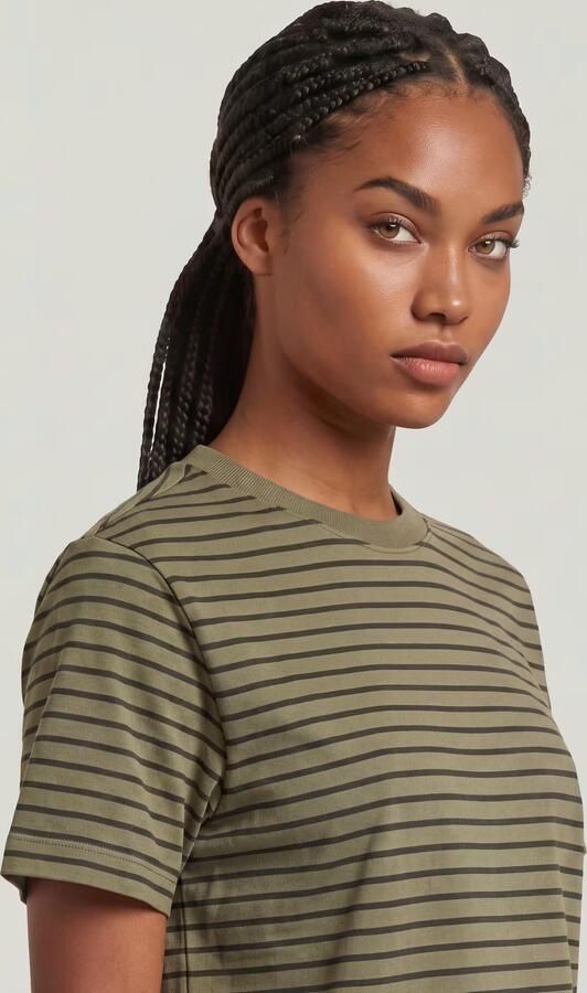 G-Star RAW Unit Stripe T-Shirt Meerkleurig Dames - Foto 5