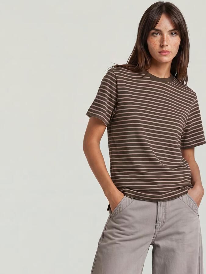 G-Star RAW Unit Stripe T-Shirt Meerkleurig Dames - Foto 4