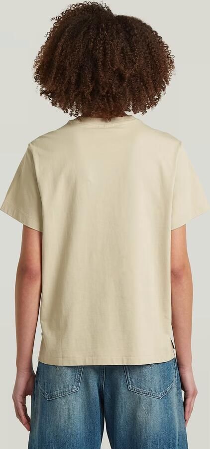 G-Star RAW Unit T-Shirt Beige Dames - Foto 6