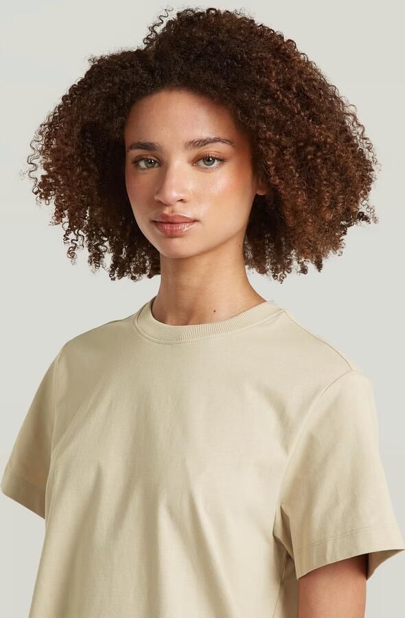 G-Star RAW Unit T-Shirt Beige Dames - Foto 4