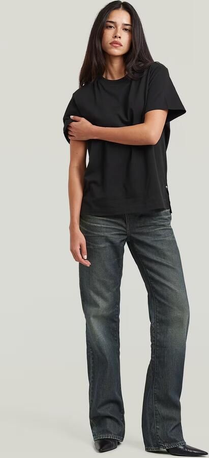 G-Star RAW Unit T-Shirt Zwart Dames - Foto 6